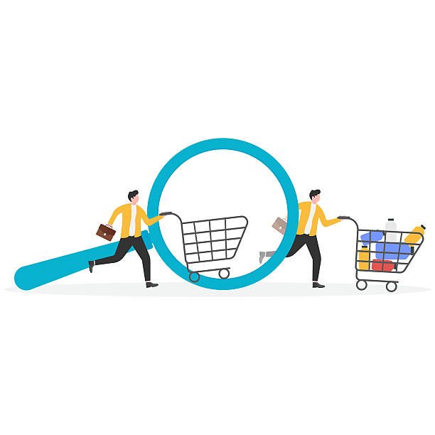 5 SEO, Search Engine Optimization, customer search online and buy from website, conversion rate concept